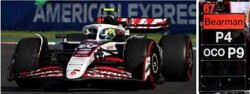 予約品　2026年7月頃　ミニカー　Spark（スパーク）レジンモデル　1/43　S9676　MoneyGram Haas F1 Team VF25 No.87 4位 Mexican GP 2025 Oliver Bearman with pit board　9580006996763