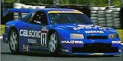 予約品　2024年6月頃　ミニカー　Spark（スパーク）レジンモデル　1/43　SJ165　カルソニック CALSONIC Nissan Skyline GT-R No.12 - GT500 JGTC 1999 K. Hoshino - M. Kageyama　9581677311657