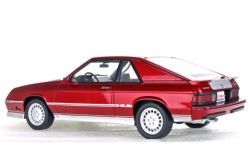予約品　12月頃　ミニカー　TOPMARQUES Lucky Stepシリーズ　レジンモデル（開閉機構なし） 1/18　TOPLS057B　ダッジ シェルビー チャージャー ターボ 1985 （レッド/シルバーストライプ）