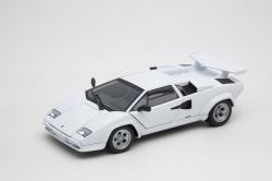 再発売　ミニカー　WELLY  ダイキャスト（開閉機構アリ）　1/24　WE24112W　ランボルギーニ カウンタック（ホワイト）　4548565438563
