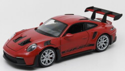お取り寄せ予約品　7月頃　再発売　ミニカー　WELLY  ダイキャスト（開閉機構アリ）　1/24　WE24122R　ポルシェ 911 GTR RS (992) レッド　4548565481989