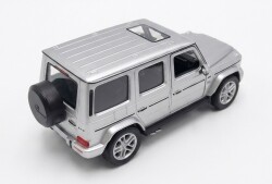 予約品　12月頃　ミニカー　WELLY  ダイキャスト（開閉機構アリ）　1/24　WE24136S　メルセデス AMG G63 シルバー　4548565532308