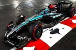 予約品　5月頃　ミニカー　Sparky（スパーク） 1/64　Y406　Mercedes-AMG PETRONAS Formula One Team No.63 F1 W15 E Performance 優勝 Las Vegas GP 2024  George Russell　9580006134066