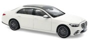 予約品　12月頃　ミニカー　NOREV（ノレブ） ダイキャストモデル　1/18　183807　メルセデスベンツ MB Sクラス AMGライン 2021 ホワイト　3551081838074