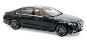 予約品　12月頃　ミニカー　NOREV（ノレブ） ダイキャストモデル　1/18　183808　メルセデスベンツ MB Sクラス AMGライン 2021 メタリック オブシディアンブラック　3551091838081