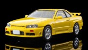 予約品　2026年6月頃　ミニカー　トミーテック　トミカビンテージ　1/64　339052　ＬＶ－Ｎ３６５ａ 日産 スカイライン ER34 ２ドア スポーツクーペ ２５ＧＴ ＴＵＲＢＯ オプションパーツ付（黄） ９８年式　4543736339052