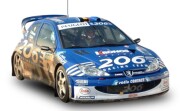 予約品　10月頃　ミニカー　サンスター SunStar　ダイキャストモデル　1/18　3864　プジョー 206 WRC 2003年 ラリー・デュ・コンドロス・ユイ 優勝 #2 F.Loix/S.Smeets 999個限定　0657440038645