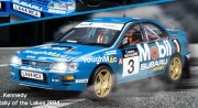 予約品　12月頃　ミニカー　サンスター  SunStar 　ダイキャストモデル（開閉機構アリ） 1/18　5602　スバル インプレッサ 555 1994年 カーリング・ラリー・オブ・ザ・レイクス 優勝 #3 B.Fisher/R.Kennedy 999台限定　0657440056021