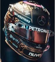 予約品　2026年5月頃　ヘルメット　Spark（スパーク）　1/5　5HF236　F1 Helmet Mercedes-AMG PETRONAS F1 Team - George Russell - Las Vegas GP 2025　9580006192363