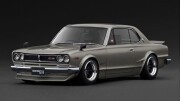 予約品　9月頃　ミニカー　ignition model(イグニッションモデル） レジン製　1/18　IG4032　日産スカイライン Nissan Skyline 2000 GT-R (KPGC10) Dark Silver　4580832500320