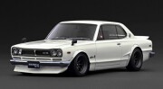 予約品　9月頃　ミニカー　ignition model(イグニッションモデル） レジン製　1/18　IG4034　日産スカイライン Nissan Skyline 2000 GT-R (KPGC10) White　4580832500344