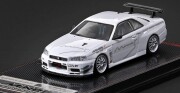 予約品　2027年6月頃　ミニカー　ignition model(イグニッションモデル） 1/64　IG4092　日産スカイライン Nissan Skyline GT-R Mine's (R34) White　4580832500924