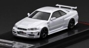 予約品　11月頃　ミニカー　ignition model(イグニッションモデル） 1/64　IG4175　日産スカイライン Nissan Skyline GT-R (BNR34) NISMO customized White　4580832501754