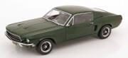 予約品　2026年6月以降　ミニカー　KK Scale　ダイキャスト製（開閉機構あり）　1/12　KKDC120225　Ford Mustang GT Fastback 1968 Bullitt Movie Edition マットダークグリーン