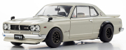予約品　2027年2月頃　リニューアル再生産　ミニカー　KYOSHO 京商 ダイキャストモデル（開閉機構付） 1/18　KS08129W　日産 スカイライン 2000 GT-R (KPGC10) (ホワイト)　4548565528318