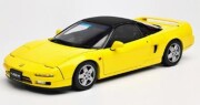 予約品　12月頃　ミニカー　インターアライド　LCD MODELS　ダイキャストモデル（開閉機構アリ）　1/18　LCD18022YE　ホンダ NSX (NA1) イエロー　6971631023703