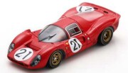 予約品　2027年5月頃　ミニカー　Looksmart (ルックスマート)   レジンモデル　1/43　LSLM156　Ferrari 330 P4 No.21 2位 Le Mans 24H 1967 L. Scarfiotti M. Parkes　9580006142993