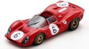 予約品　2027年5月頃　ミニカー　Looksmart (ルックスマート)   レジンモデル　1/43　LSRC164　Ferrari 330 P4 No.6 2位 BOAC 500 1967 C. Amon J. Stewart　9580006145468