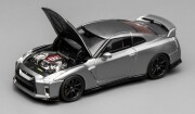 予約品　2026年2月以降順次　ミニカー  MOTORHELIX　1/64　M63515　日産 Nissan GT-R(R35) Track Edition Engineered by NISMO 2020 Dark Metal Gray　4573630206037