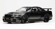 お取り寄せ予約品　9月以降順次　ミニカー  MOTORHELIX  ダイキャストモデル（フル開閉） 1/18　M83413　日産スカイライン Nissan Skyline GT-R R34 CUSTOMIZED VERSION Carbon Fiber　4573630208680