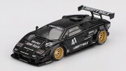 予約品　11月以降順次　ミニカー　MINI-GT　1/64　MGT01081-L　ランボルギーニ カウンタック LB-WORKS ブラック(左ハンドル)　840456308455