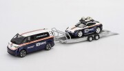 予約品　12月以降順次　ミニカー　MINI-GT　1/64　MGTS0019　ポルシェ 911 ダカール #718 / フォルクスワーゲンID. Buzz Porsche Centrum Gelderland Roughroads セット　840456309988