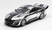 予約品　9月以降順次　ミニカー　MINI-GT　1/64　MGT01230-L　シェルビー GT500 ドラゴンスネーク コンセプト クロムシルバー　840456391570