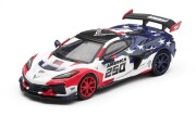予約品　7月以降順次　ミニカー　MINI-GT　1/64　MGT01302-BL　シボレー コルベット ZR1 アメリカ建国250周年(左ハンドル) 北米限定　840456391778
