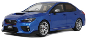 予約品　2026年1月頃　ミニカー  OttO mobile　レジンモデル（開閉機構なし） 1/18　OTM1182　スバル WRX STI S207 2015 (WRブルーパール)世界限定 2,000個　4548565509171