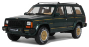 予約品　2026年3月頃　ミニカー  OttO mobile　レジンモデル（開閉機構なし） 1/18　OTM1204　ジープ チェロキー XJ リミテッド 1995 (グリーン)世界限定 999個　4548565513758