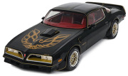 予約品　2027年4月頃　ミニカー  OttO mobile　レジンモデル（開閉機構なし） 1/12　OTMG098　ポンティアック ファイアーバード トランザム 1978 (ブラック) 限定生産品　4548565531745