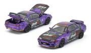予約品　2027年6月頃　ミニカー　ポップレース POPRACE　ダイキャスト（開閉機構ナシ）　1/64　PR640453　エヴァRT初号機 SKYLINE R32　4562129852060