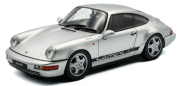 予約品　10月頃　ミニカー　SOLIDO（ソリド） ダイキャストモデル　1/43　S4312904　ポルシェ 911(964) RS 1994 (シルバー)　3663506036972