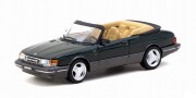 予約品　9月頃　ミニカー　TARMAC（ターマック）ダイキャスト製　1/64　T64G-067-GR　サーブ Saab 900 Turbo Convertible Green　9581015730775
