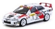 予約品　～2026年頃　ミニカー　TARMAC（ターマック）ダイキャスト製　1/64　T64G-076-97MCR01　三菱ランサー Mitsubishi Lancer Evolution IV Rallye Monte-Carlo 1997 Tommi Makinen   Seppo Harjanne　9581015734537