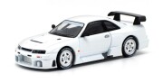 予約品　2027年3月頃　ミニカー　WORKS Model　ダイキャストモデル  1/64　W640037　日産スカイライン R33 LM 1995 GT1 ホワイト　4562129852459