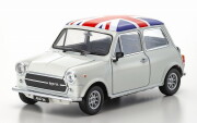予約品　7月頃　再発売　ミニカー　WELLY  ダイキャスト（開閉機構アリ）　1/24　WE22496UK1　ミニクーパー 1300 アイボリー（ルーフ：ユニオンジャック）　4548565524778