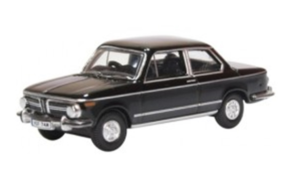 ミニカー　Oxford（オックスフォード） 1/76　OX76BM02004　BMW 2002（ブラック）