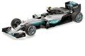 お取り寄せ予約品　2017年内順次　ミニカー　ミニチャンプス　1/18　110160806　メルセデス AMG ペトロナス フォーミュラ ワン チーム F1 W07 ハイブリッド ニコ・ロズベルグ  ワールドチャンピオン 2016 フィギュア付き