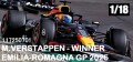 予約品　12月頃　ミニカー　MINICHAMPS（ミニチャンプス） レジンモデル　1/18　117250701　オラクル レッド ブル レーシング RB21 マックス・フェルスタッペン エミリア・ロマーニャGP 2025 優勝　4012138789234