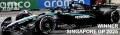 予約品　2026年4月頃　ミニカー　MINICHAMPS（ミニチャンプス） レジンモデル　1/43　417251863　メルセデス-AMG ペトロナス F1チーム W16 E パフォーマンス ジョージ・ラッセル シンガポールGP 2025 優勝　4012138790186
