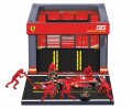 予約品　2026年2月頃　ミニカー　BURAGO（ブラゴ） ダイキャストモデル　1/43　18-36862S　フェラーリ PIT PASSセット SF-24 No,55  C.サインツ Jr. (クルー×6pcs、パドックガレージ)　4548565512317