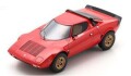 予約品　2027年3月頃　ミニカー　Spark　レジンモデル　1/18　18S1121　Lancia Stratos Street Car Red　9581677811218