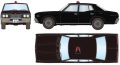 ミニカー　トミーテック　1/64　275107　TLV 特捜最前線01　セドリック2000デラックス（黒）　4543736275107