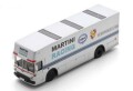お取り寄せ予約品　12月頃　ミニカー　Schuco（シュコー） ダイキャストモデル　1/43　43U00130　1974 Mercedes-Benz O317 race car transporter "MARTINI", silver　9581677401303