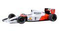 ミニカー　AUTOart （オートアート・コンポジットダイキャストモデル） 1/18　89140　マクラーレン ホンダ MP4/6 日本GP 1991年 #1 （アイルトン・セナ） マクラーレンロゴ入り