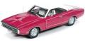 ミニカー　アメリカンマッスル American Muscle　レジンモデル　1/43 AWR1140  1970 ダッジチャージャー（パンサーピンク）