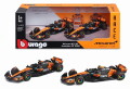 予約品　11月頃　ミニカー　BURAGO（ブラゴ） ダイキャストモデル　 1/43　BUR38202　マクラーレン F1チーム MCL39 オーストラリアGP 2025 No.4 L.ノリス / No.81 O.ピアストリ 2台セット ウィンドウボックス　4548565530038