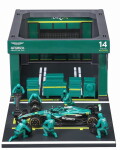 予約品　11月頃　ミニカー　BURAGO（ブラゴ） ダイキャストモデル　 1/43　BUR38460A　アストン マーティン アラムコ F1チーム PIT PASS セット AMR25 GP No.14 F.アロンソ　4548565530106