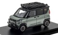 お取り寄せ予約品　5月頃　ミニカー　Hi-Story（ハイストーリー）レジンモデル　1/43　HS545GR　三菱デリカミニ MITSUBISHI DELICA MINI (2023) カスタマイズ アッシュグリーンメタリック×ブラックマイカ　4523231450964